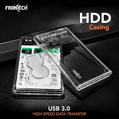 Frontech NC-0034 – Sleek and sturdy 2.5" HDD casing with fast data transfer, ideal for external storage and backups.