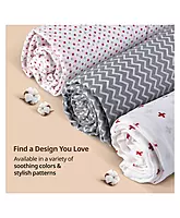 Luvlap - Muslin Swaddle Dots White - 120 x 100 cm