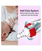 LuvLap N Flow Wide Neck Feeding Bottle Plain 250ml