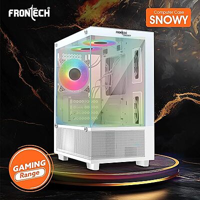 Frontech FT-4288B Stylish & Airflow-Optimized Gaming Cabinet
