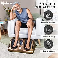 Lifelong Foot Massager Machine for Pain Relief with Kneading function