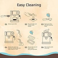 Wonderchef Regenta Espresso Coffee Machine, 19-bar, Make Espressos, Cappuccinos & Lattes at Home