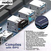 Frontech FT-0843 provides 150 Mbps wireless speed with stable connection, easy setup, and compact design for reliable home and office use.