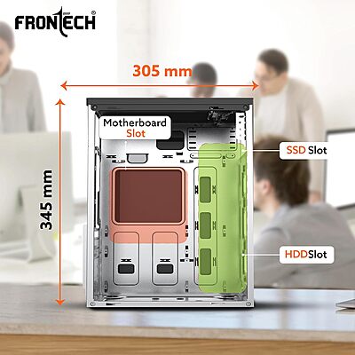Frontech JASPER FT-4334 Mid-Tower Gaming Case RGB