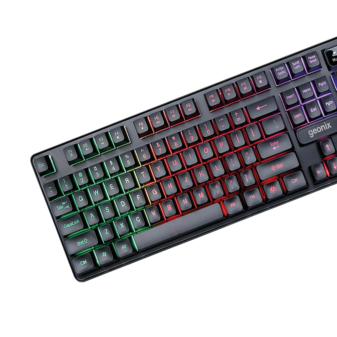 Geonix Cruiser CX2 Gaming Keyboard and Mouse Combo,Superior Membrane, Black, GXGBK-07