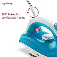 Lifelong Steam Iron Press 1200 W, Electric Steam Iron with 185ml Tank Capacity