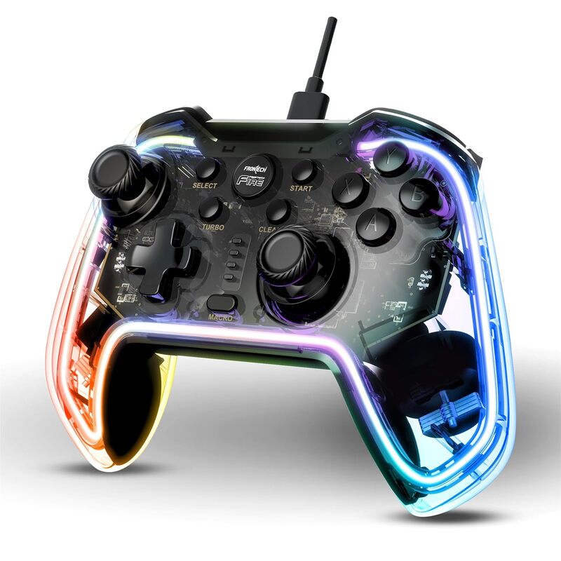 Frontech GP-0001 – Wired USB gaming pad with dual analog sticks, responsive buttons, and ergonomic design for smooth gameplay.
