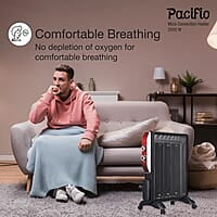 Havells Room Heater 2000W Pacifio Mica| Micathermic Technology for Rapid & Instant Heating