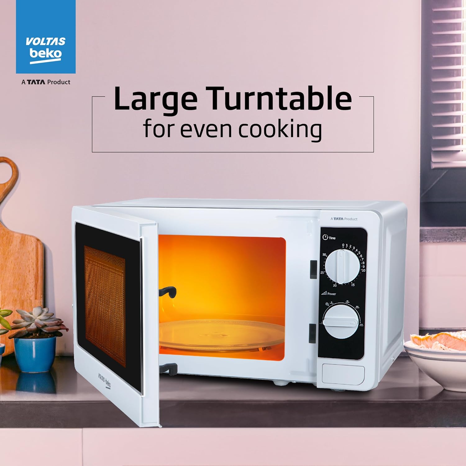 Voltas Beko, A Tata Product 20L, 700W smart solo Microwave oven
