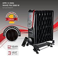 Havells Digital OFR 13 Wave Fin 2500 Watt Oil Filled Radiator