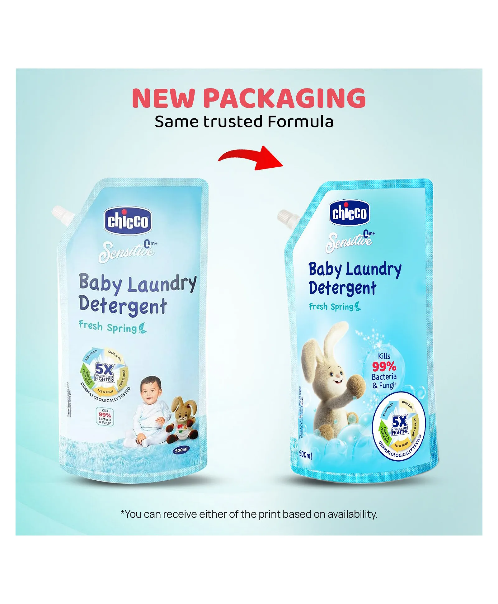Chicco Laundry Detergent Fresh Blue - 500ML