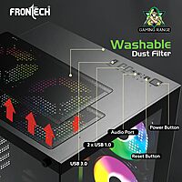 Frontech FT-4383 MAGNUS ARGB Mid-Tower Gaming Case
