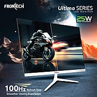Frontech 22" Full HD Monitor – 1920x1080, Vivid Colors, Wide Viewing Angles, Ideal for Gaming, Work & Entertainment, 1 Year Warranty