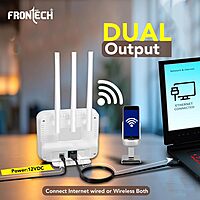 Frontech NC-0035 4G WiFi router offers fast, reliable internet via SIM card—perfect for home, travel, or remote work setups.