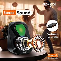 Frontech SPK-0004 multimedia speakers deliver rich, clear sound with sleek design—perfect for desktops, laptops, and home entertainment.