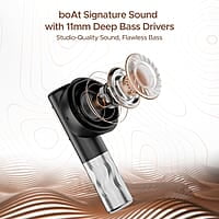 boAt Nirvana Zenith Truly Wireless in Ear Ear Buds w/Dolby Audio, 50dB ANC, Adaptive EQ Powered by Mimi, 6-Mic AI-ENx™, 50 Hrs. Playback & Hearables App Support