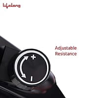 Lifelong LLFCN18 Steel Exercise Air Bike with Moving Handles & Back Support