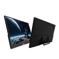 Geonix 15.6-Inch Full HD Portable Monitor, 60Hz True IPS, 2 Inbuilt Speakers, Black-GXTF-VHDF156