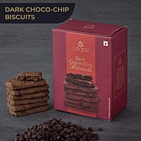 SMOOR Premium Dark Chocochip Cookies Crunchy & Sweet Gourmet Cookie Biscuits 200g