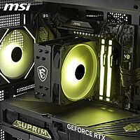 MSI MAG CoreFrozr AA13 ARGB CPU Air Cooler – 120mm PWM Fan | LGA1851 & AM5 Support