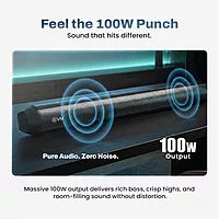 EVM BTS-109 EnAura 100W Soundbar Speaker - Black