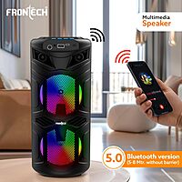 Frontech SW-0068 speaker system delivers powerful bass and crystal-clear sound—ideal for music, movies, and immersive gaming.