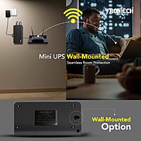 Frontech UPS-0021 – Mini UPS with fast switch-over and efficient battery backup for uninterrupted power to essential gadgets.