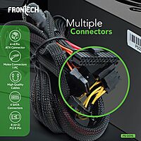 Frontech PS-0015 – Powerful 1200W SMPS with stable output, advanced protection, and cooling support for demanding system builds.