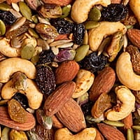 EAT BETTER CO - Premium Nut Mix - Roasted - Pistachios Cashews, Almonds, Golden & Black Raisins | Mixed Nuts & Dry Fruits | 200 gm value pack (Trail Mix - 250 gm)