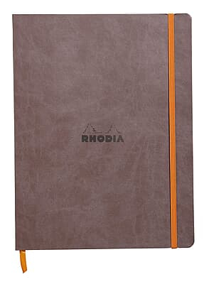 Rhodia Rhodiarama Softcover Notebook A5  Chocolate DOT GRID