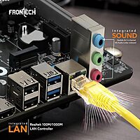 Frontech FT-0484 – Reliable H510 chipset motherboard featuring PCIe slots, USB 3.0, and M.2 support for efficient everyday computing.