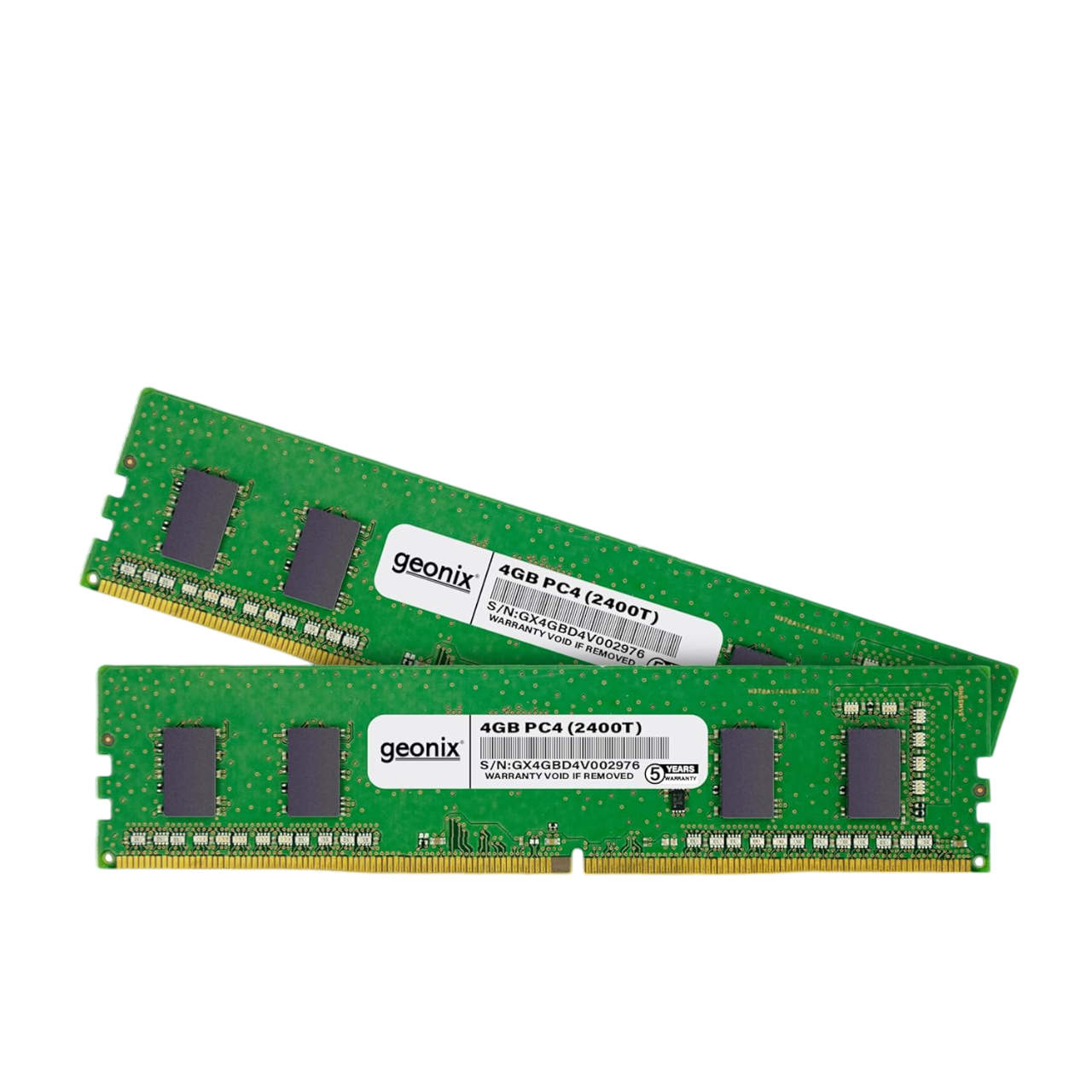 Geonix 4GB DDR4 2400T MHz RAM, (8x1) IC, 288 Pin, 5 Years Warranty, GXDRD44GB