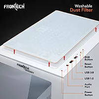 Frontech FT-4288B Stylish & Airflow-Optimized Gaming Cabinet
