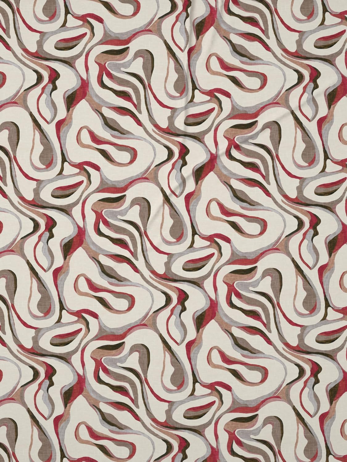 Flux Haute Red Elemental DDecor Bed Sheet