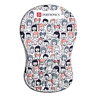 Portronics Comfipad Mouse Pad – White, Ergonomic with Wrist Support