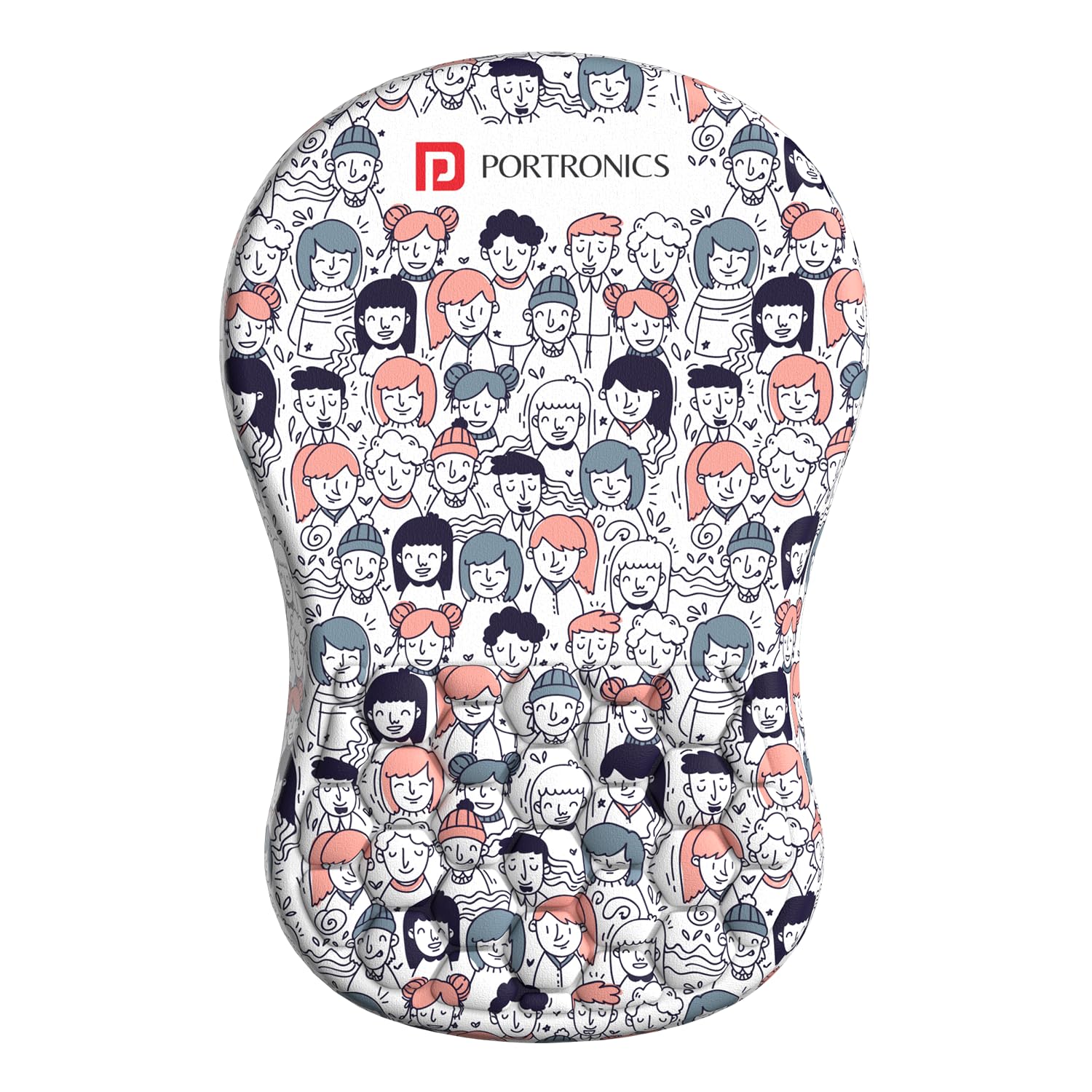 Portronics Comfipad Wrist Rest Mouse Pad with Soft Foam Cushion, Ergonomic Design, Wrist Support, Pain Relief, Non-Slip Base, Mousepad for Gaming, Laptop, PC, Computer Portronics Comfipad Wrist Rest Mouse Pad with Soft Foam Cushion, Ergonomic Design, Wrist Support, Pain Relief, Non-Slip Base, Mousepad for Gaming, Laptop, PC, Computer