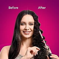 AGARO HC9007 Hair Curler With 7 MM Barrel, Rod, Tong, Chopstick Rectangular Hair Curler