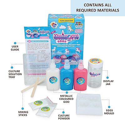 Unicorn Eggs Aqua Squish Kit