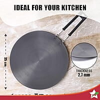 Wonderchef Taurus Hard Anodized Roti Tawa  25cm Non-Reactive and Long Lasting