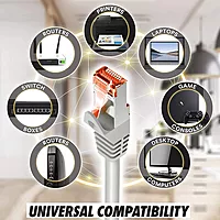 Uport CAT6 Patch Cord 20M – Steel Connector, high-speed Ethernet cable for reliable data transmission. Ideal for networking, gaming, and streaming. Durable design ensures long-lasting performance.