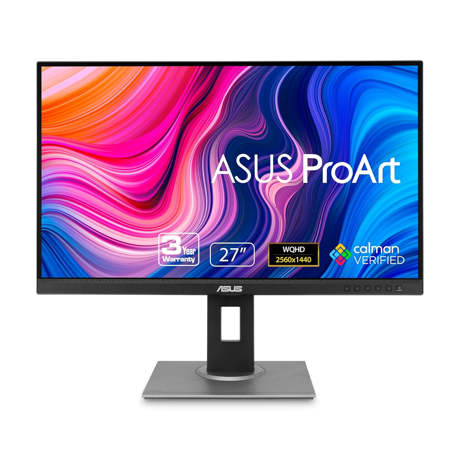 ASUS ProArt Display 27" WQHD Monitor, IPS, Calman Verified, Eye Care, Anti-Glare, PA278QV