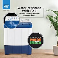 Voltas Beko, A Tata Product 8 Kg 5 Star Semi-automatic Top Load Washing Machine with Double Waterfall Technology