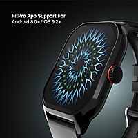 Just Corseca Signature Smartwatch – 2.01" TFT | Heart Rate Monitor | BLE 5.0 | Black