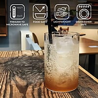 Borosil - Vision Glass Set, 295 ml, Set of 6, Transparent