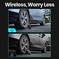 Portronics Vayu 3.0 Tyre Inflator – 150 PSI Pressure | 4000 mAh Battery | Digital Display | Pressure Detection | Air Pump Compressor for Cars, Bikes, Bicycles & Balls