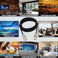 HAMMOK VERVE 15M HDMI 2.0 Fiber Optic CablHAMMOK VERVE 15M HDMI 2.0 Fiber Optic Cable – 4K High-Speed Video & Audio Transmissione – 4K