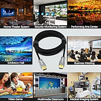 HAMMOK VERVE 15M HDMI 2.0 Fiber Optic CablHAMMOK VERVE 15M HDMI 2.0 Fiber Optic Cable – 4K High-Speed Video & Audio Transmissione – 4K