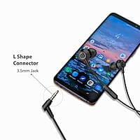 Blaupunkt EM10 in-Ear Wired Earphone with Mic and Deep Bass HD Sound Mobile Headset with Noise Isolation and with customised Extra Ear gels