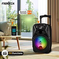 Frontech SW-0209 delivers powerful 2.1 channel sound with deep bass and clear highs—ideal for music, gaming, and movies