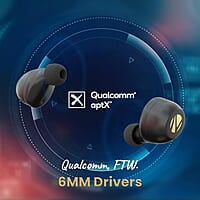 ZEBRONICS Zeb Sound Bomb Q Pro Truly Wireless Bluetooth in Ear Earbuds with Mic